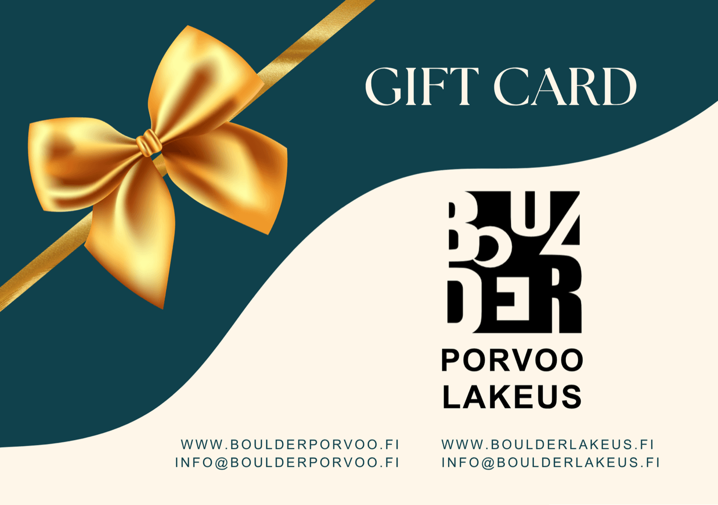 Give a gift card for climbing!